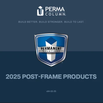 Cover of the Perma-Column 2025 Post-Frame Products guide